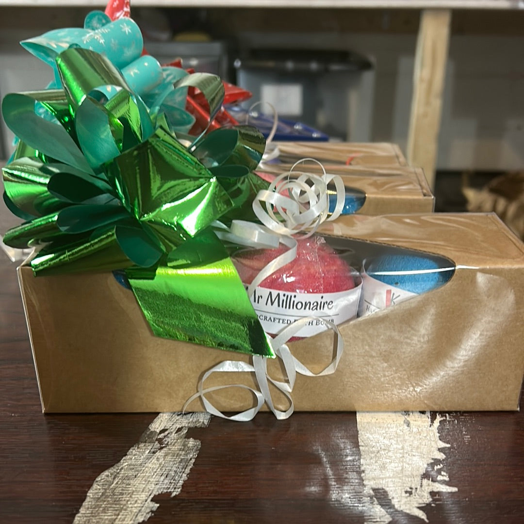 Trio box bath bombs