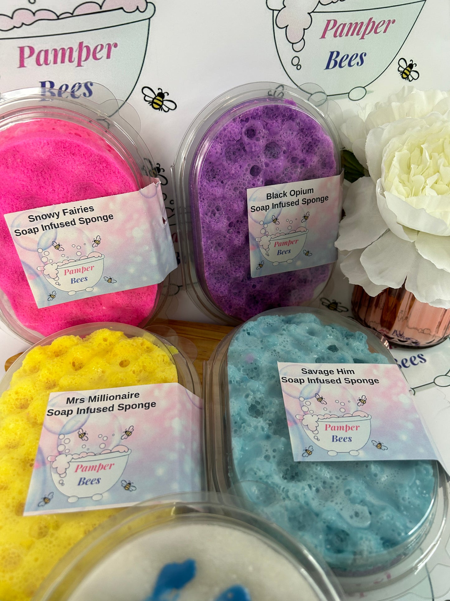 Soap infused sponge