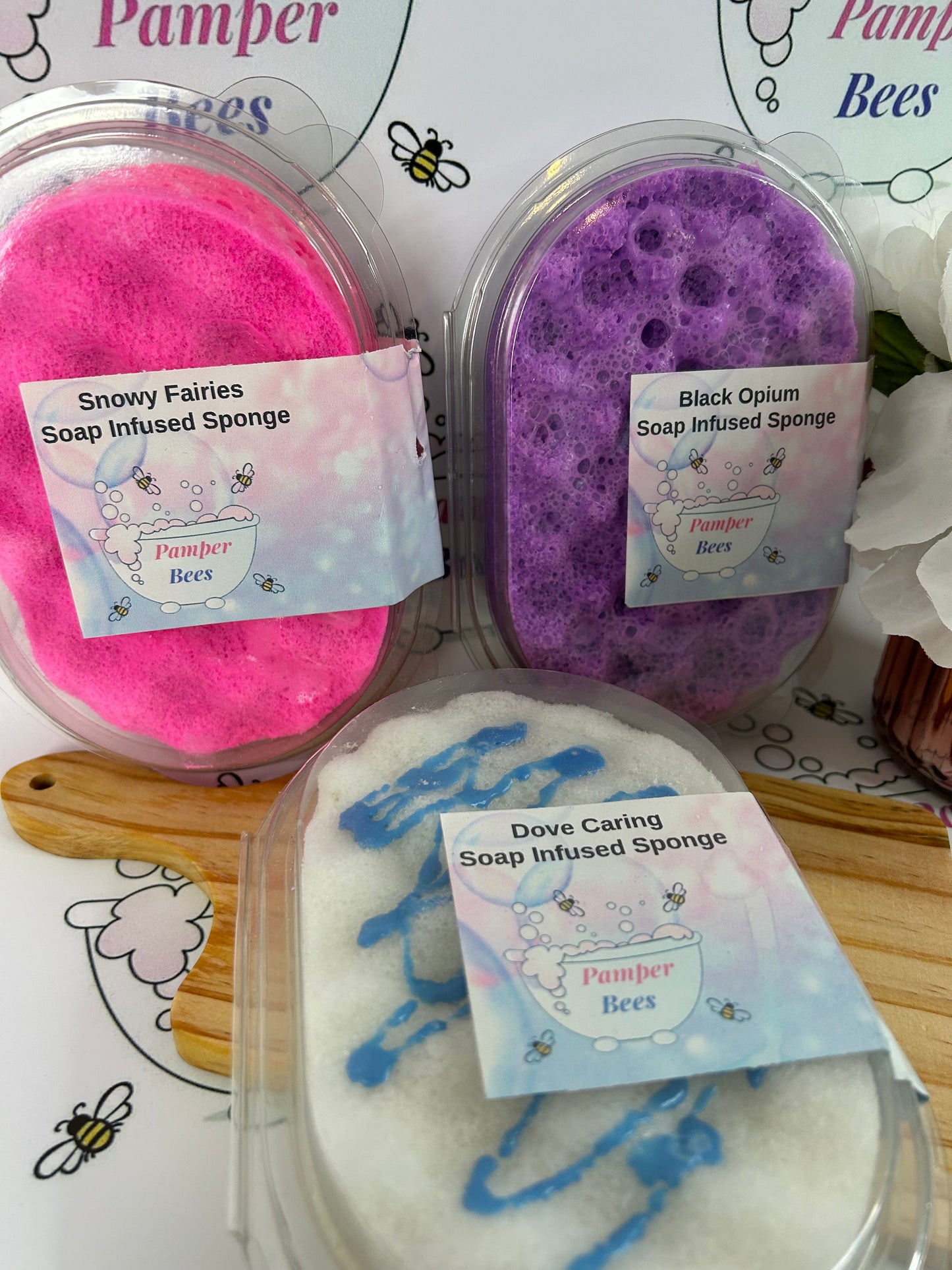 Soap infused sponge