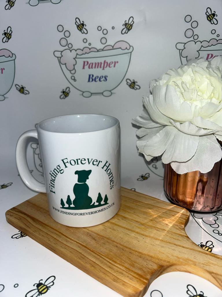 Finding forever homes merch mug