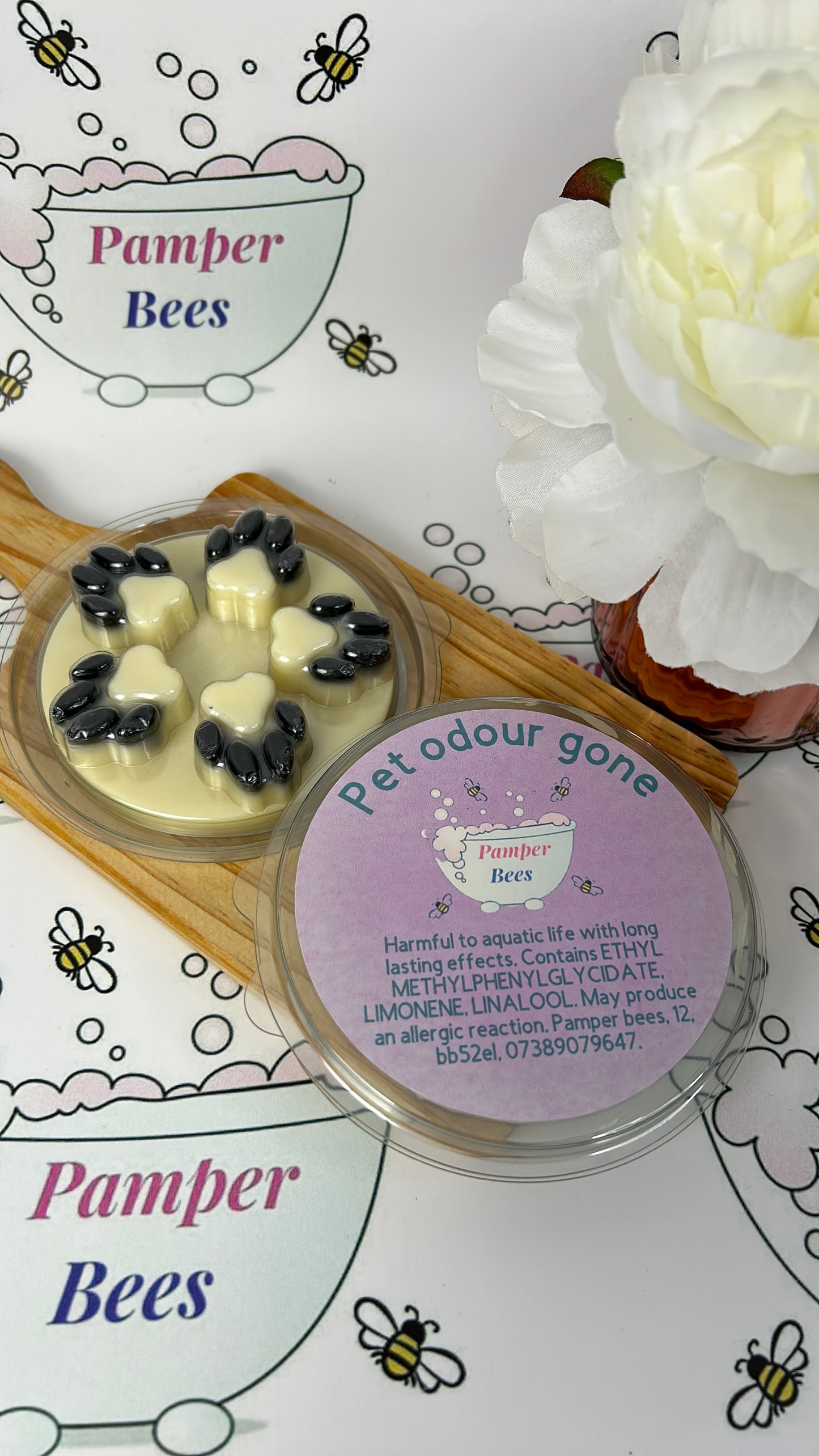 Pet odour wax melts