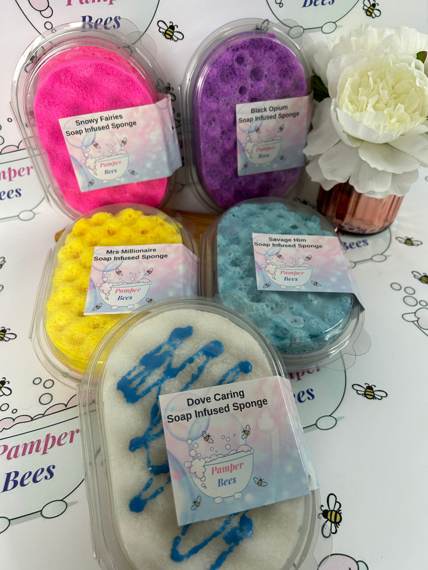 Soap infused sponge