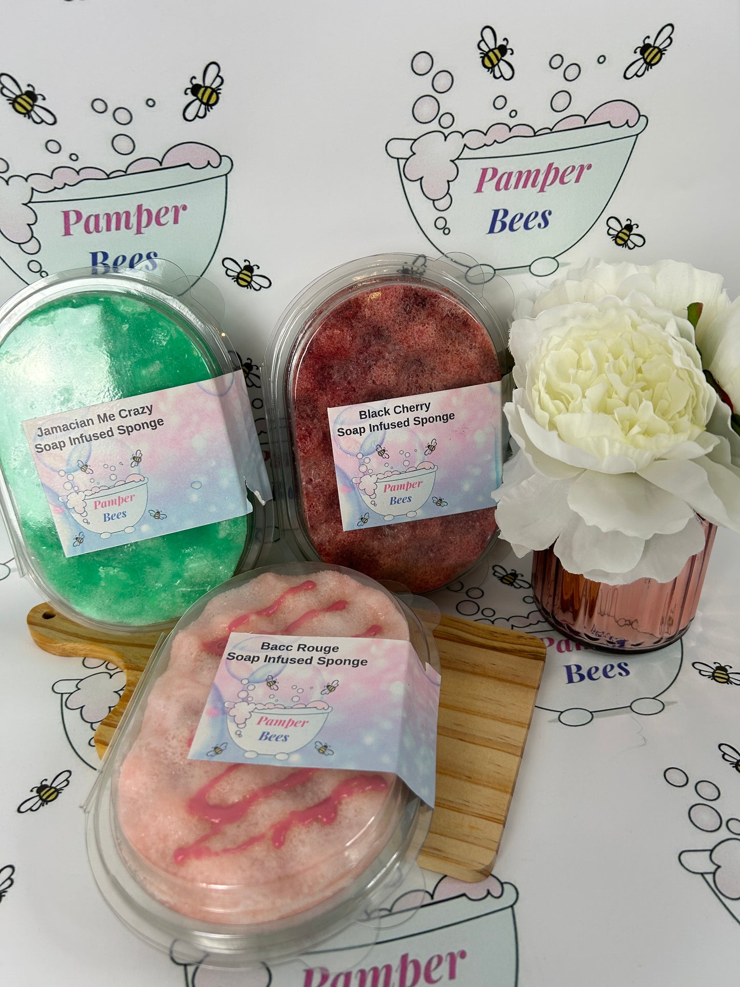 Soap infused sponge