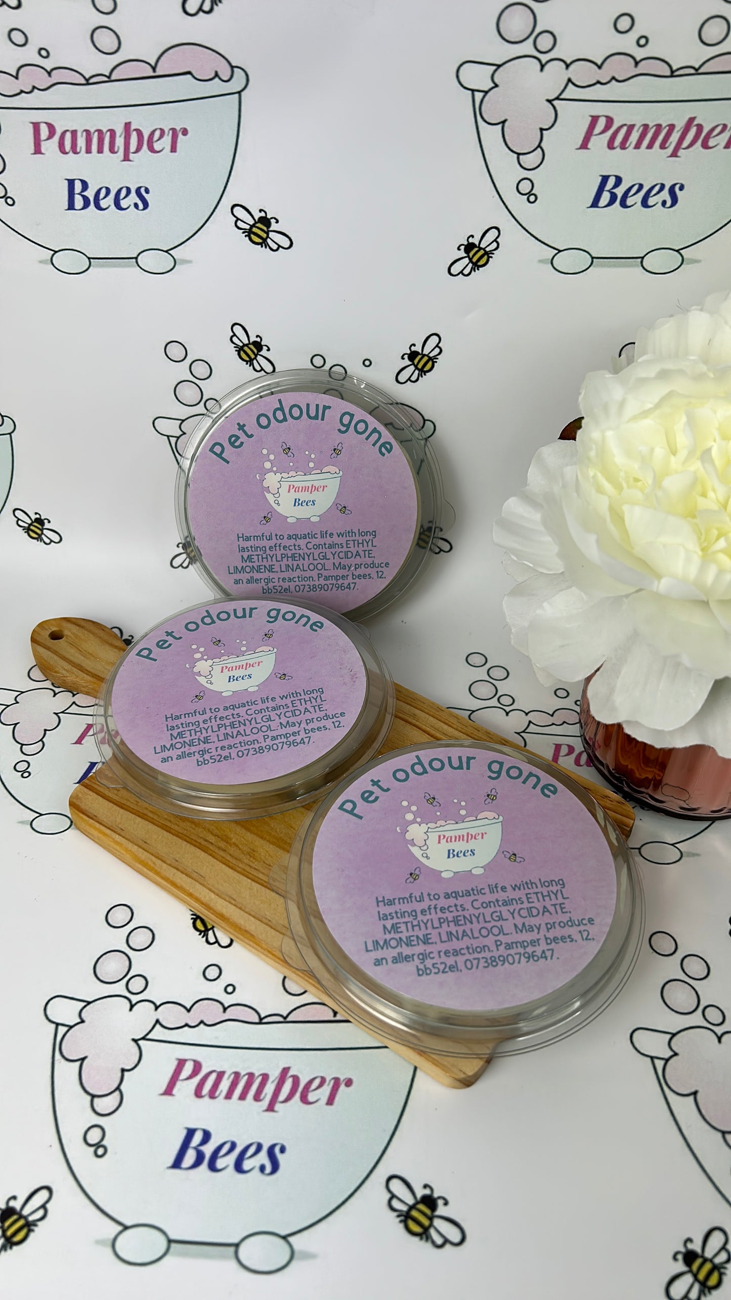 Pet odour wax melts