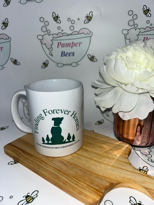Finding forever homes merch mug