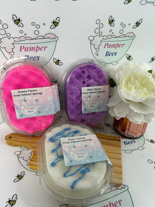 Soap infused sponge