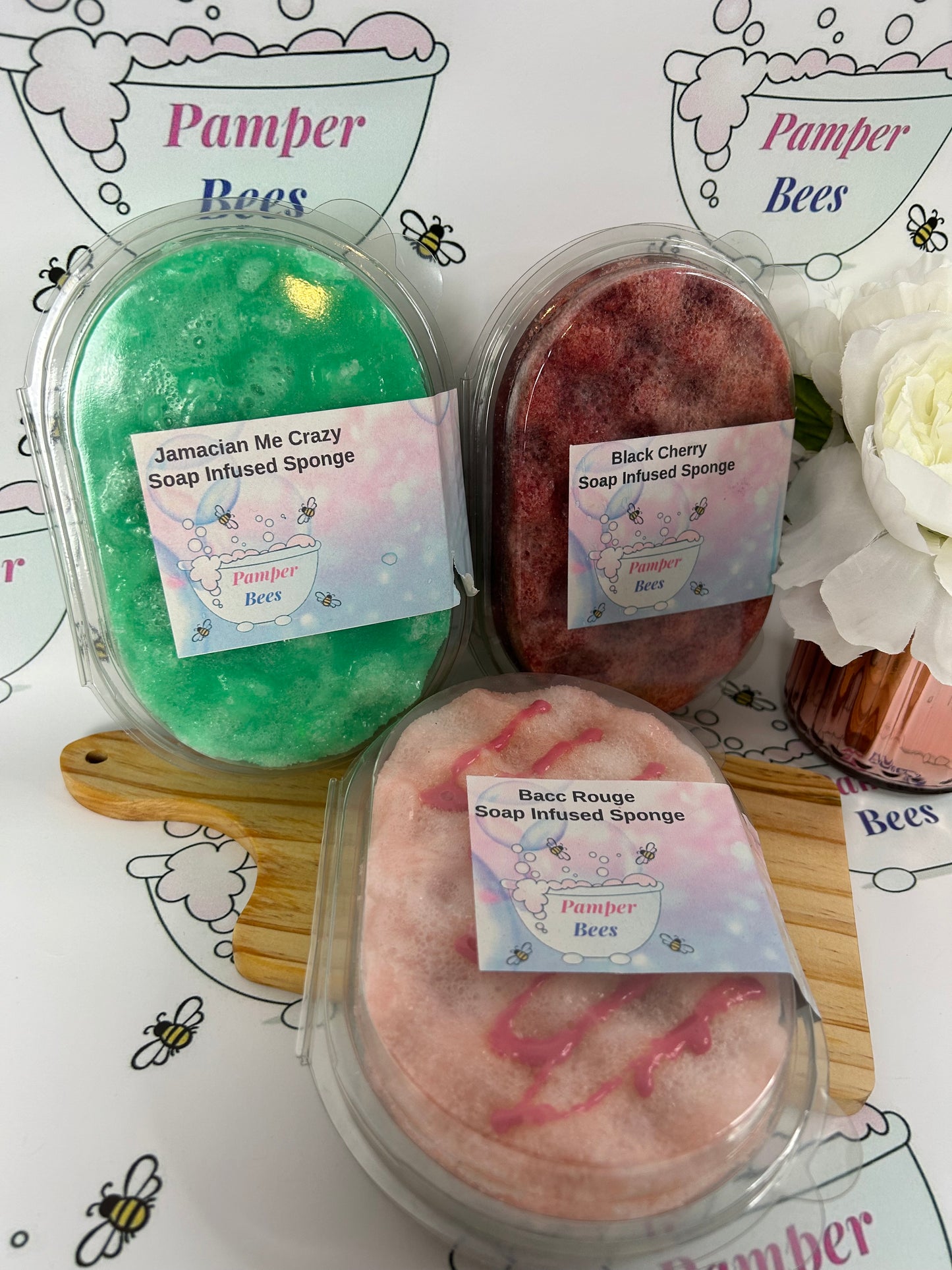 Soap infused sponge