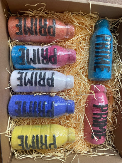 Boxed set of prime bath bombs
