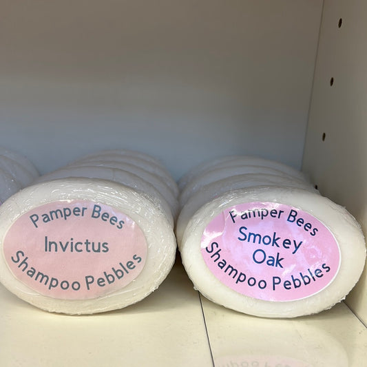 Shampoo pebbles